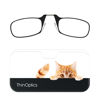 Picture of ThinOptics Universal Pod Case + Rectangular Reading Glasses, Peekaboo Cat, 44mm + 1.5