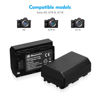 Picture of Powerextra Replacement Sony NP-FZ100 Battery and Dual USB Charger for Sony ZV-E1, FX3, FX30, A7C, Alpha A7 III, A7R III, A9, Alpha 9, A7R3, a6600, a7R IV, Alpha a9 II, Alpha 9R, A9R, Alpha 9S Camera