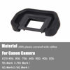 Picture of 90D EB Viewfinder Eyepiece Eyecup Eye Cup for Canon EOS 90D/80D/70D/60D/50D/40D/20D/5D Mark ⅡⅠ/6D MarkⅡⅠDigital Camera [2 Packs], Replace Eyepiece EB, Fire Rock Camera Eyecup Accessories EB