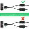 Picture of SAISN VGA Y Splitter Cable, VGA 1 Male to VGA 2 Female Adapter Cable Dual VGA Monitor Y Cable for Screen Duplication - 1 Feet, Black (No Screen Extension)