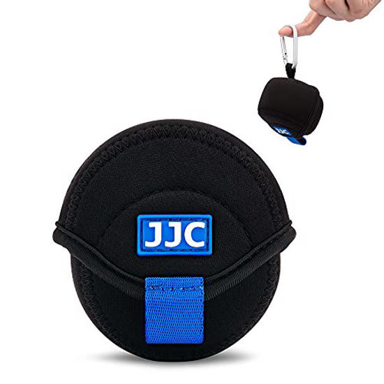 Picture of JJC Neoprene Mirrorless Lens Pouch Bag Compact Case Protector for Canon EF-M 22mm Sony E 16-50mm SELP1650 Fuji XF 27mm F2.8 18mm F2 Nikon Z 16-50mm Olympus 12mm Panasonic 12-32mm Pancake Lenses