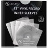 Picture of 12" Vinyl Record Sleeves Inner 50 Pack, Thicker 3-Ply Anti Static Archival LP Inner Sleeve with Rice Paper for 33 RPM Records Protection