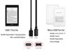 Picture of E-Reader Fast Charger with 10Ft Micro-USB and Type C Cable for Charging Kindle 2 3 4 5 6 7 8 9 10 11,Oasis,Paperwhite,Voyage,Kindle DX,Kindle Touch