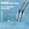 Picture of VTOGOI OEM Quality 26''+16'' Premium All-Season Auto Windshield Natural Rubber J-Hook Wiper Blades(Pack of 2)