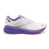 Picture of Brooks Women's Adrenaline GTS 22 Supportive Running Shoe - White/Coral/Purple - 9.5 Medium