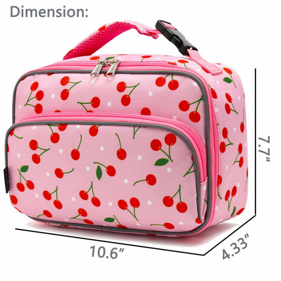 GetUSCart- FlowFly Kids Lunch box Insulated Soft Bag Mini Cooler Back ...