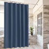 Picture of Navy Shower Curtain Liner - Premium PEVA Shower Liner for Bathroom, BPA & PVC Free, No Chemical Smell, Lightweight Standard Size Shower Curtain with 3 Magnets, Metal Grommets - Navy Blue