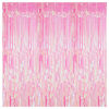 Picture of KatchOn, Pink Iridescent Fringe Curtain - XtraLarge, 3.2x8 Feet, Pack of 1 | Iridescent Streamers, Iridescent Party Decorations | Foil Fringe Curtains Party Decorations | Mermaid Party Decorations