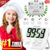 Picture of Timer, Timer for Kids, Kitchen Timer, 2 Pack Digital Timer for Cooking, Egg Timer, Cute Magnetic Desk Timers for Classroom, Teacher, Toothbrush, Exercise, Oven, Baking, Table, Productivity