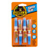 Picture of Gorilla Super Glue, Four 3 Gram Tubes, Clear, (Pack of 1)