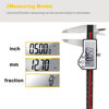 Picture of Digital Caliper, 6" Caliper Measuring Tool Extreme Accuracy Waterproof Electronic Vernier Caliper Industrial Stainless Steel Digital, Durable Measuring Tool with Large LCD Screen