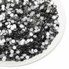 Picture of Beadsland 1440pcs Flat Back Crystal Rhinestones Round Gems for Nail Art and Craft Glue Fix,Black Diamond,SS20,4.6-4.8mm