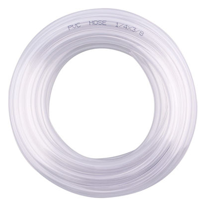 Picture of DERNORD PVC Tubing 1/4"ID X 3/8"OD Flexible Clear Vinyl Hose 10 Feet for Food Grade