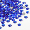 Picture of beadsland Flat Back Crystal Rhinestones Round Gems, Sapphire (4.6-4.8mm) SS20/1440pcs