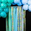 Picture of PartyWoo Crepe Paper Streamers 6 Rolls 492ft, Pack of Tulip and Pastel Color, Wedding Decorations, Baby Shower Decorations (1.8 Inch x 82 Ft/Roll), Blue Green-9512
