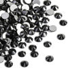 Picture of Beadsland 1440pcs Flat Back Crystal Rhinestones Round Gems for Nail Art and Craft Glue Fix, Jet Hematite,SS20,4.6-4.8mm