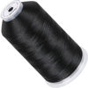 Picture of New brothread - Single Huge Spool 5000M Each Polyester Embroidery Machine Thread 40WT for Commercial and Domestic Machines - Black