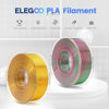 Picture of ELEGOO Silk PLA Filament 1.75mm Dual Color Green Red 1KG, 3D Printer Filament Dimensional Accuracy +/- 0.02mm, 1kg Spool(2.2lbs) 3D Printing Filament Fits for Most FDM 3D Printers