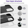 Picture of OTOFLY Designed for iPhone 13 Phone Case, Silicone Shockproof Slim Thin Phone Case for iPhone 13 6.1 inch (Black)