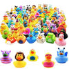 Picture of Assortment Rubber Duck Toy Duckies for Kids, Bath Birthday Gifts Baby Showers Classroom Incentives, Summer Beach and Pool Activity, 2" (25-Pack)