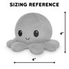 Picture of TeeTurtle | The Original Reversible Octopus Plushie | Patented Design | Sunset + Ocean | Happy + Angry | Show your mood without saying a word!