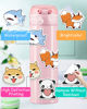 Picture of Benresive 100 Pcs Cute Animal Stickers for Kids, Water Bottle Stickers Waterproof Vinyl Hydroflask Phone Skateboard Laptop Stickers, Aesthetic Sticker Packs for Girls Teens