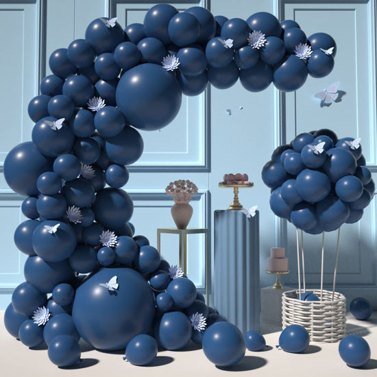 GetUSCart- CUTEUP Navy Blue Balloons Garland Kit-120 Pcs 18/10/12/5 ...