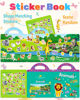 Picture of Benresive Reusable Sticker Books for Kids 2-4, Fun Sticker Books for Toddlers 1-3, Toddler Stickers Age 2-4, 32 Pcs Cute Waterproof Stickers for Teens Girls Boys, Birthday Gifts for Age 2 and Up - Animals Zoo Sticker Book