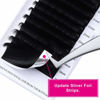 Picture of Eyelash Extensions Volume 20mm-25mm Mixed Tray Self Fanning Lashes D Curl 0.07mm Lash Extension Supplies Rapid Blooming Lashes by FADLASH (0.07-D, 20-25mm Mix)