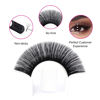 Picture of Eyelash Extensions DD Curl Self Fanning Lashes 0.05 19mm Easy Fanning Volume Lashes 3D~10D Easy Lash Extensions Black Volume Lash Fans 8-25mm Length is Available (0.05-DD, 19mm)