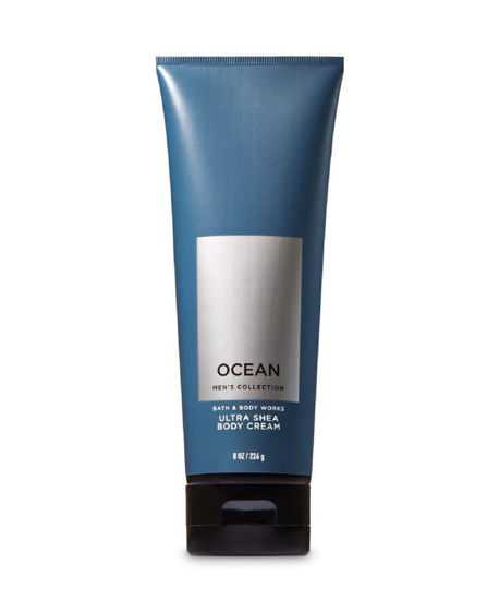 Picture of Bath and Body Works Ocean For Men Signature Ultra Shea Body Cream 8 fl oz Pack Of 3 (Ocean)