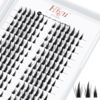 Picture of 14 Pairs Lash Clusters 196 PCS DIY Eyelash Extension C Curl Cluster Lashes Individual Lashes Cluster Lashes Wisps Reusable Eyelash Segments Professional Makeup for Self-application (Devil 04-C)