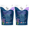 Picture of Soothing Lavender Foot Soak with Epsom Salt - Best Toenail Treatment, & Softens Calluses - Soothes Sore & Tired Feet, Foot Odor Scent, Spa Pedicure - Made in USA - 2 Pack