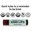 Picture of Kind Lips Lip Balm, Nourishing Soothing Lip Moisturizer for Dry Cracked Chapped Lips, Made in Usa With 100% Natural USDA Organic Ingredients, Sweet Mint Flavor, Pack of 5