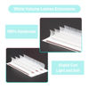 Picture of Colored Lash Extensions 0.07mm C Curl White Individual Volume Lashes Extensions 8-15 Mix Length Color Eyelash Extensions for Salon (White 0.07-C, 8-15mm)