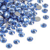 Picture of Beadsland 2880pcs Flat Back Crystal Rhinestones Round Gems for Nail Art and Craft Glue Fix,Light Blue,SS4,1.5-1.7mm