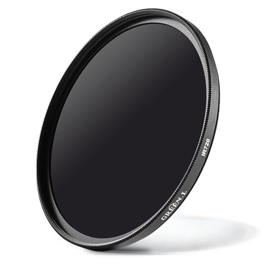 Picture of GREEN.L 55mm Infrared Filter, Multi-Resistant Nano Coating HD 55mm X-Ray IR 720nm Filter for Camera Lens