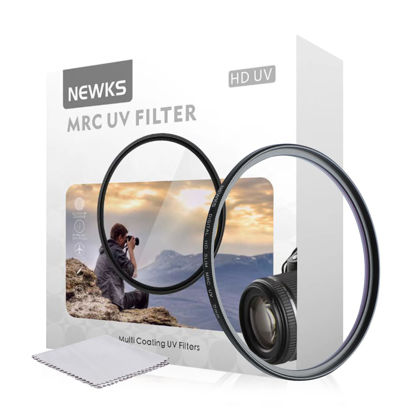 Picture of Newks 77mm MRC UV Protection Filter, 16 Multi-Layer Coated/High Definition/Waterproof/Scratch Resistant UV Fliter with Nano-Coating, Ultra-Slim UV Filter for 77mm Camera Lens