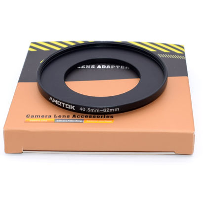 Picture of 40.5mm Lens to 62mm Camera Lens Adapter,40.5mm to 62mm Filter Step up Ring Adapter Ring,Compatible All 62mm Filter Accessory.