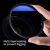 Picture of K&F Concept 55mm MC UV Filter, Super Slim/High Transmittance/Anti-Reflective, for Camera Lens + Cleaning Cloth