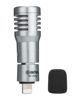 Picture of BOYA BY-P4D iPhone Microphone iOS Mini Plug&Play Phone Mic with Lightning Port for iPhone14/14 13 Pro/iPad External Microphone with Wind Foam for YouTube,Vlogging,Live Stream