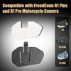 Picture of FreedConn Accessories Sticker Clip for R1Plus/R1 Pro/R1 Motorcycle Bluetooth with Camera Helmet Intercom Mount Glue Base Installation Bracket Accessory 1 Pack/Standard