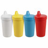 Picture of Re Play 4pk - 10 oz. No Spill Sippy Cups for Baby, Toddler, and Child Feeding in White, Yellow, Sky Blue and Red - BPA Free - Made in USA from Eco Friendly Recycled Milk Jugs - PlayDoh