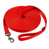 Picture of HIKISS Long Dog Leash Obedience Recall Training Agility Lead with Thickening Material for Large Dog - 15ft 20ft 30ft 50ft 100ft Training Leash(Red 15ft)