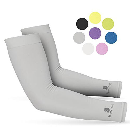 Picture of SportsTrail Cooling Arm Sleeves for Men & Women - Breathable, Moisture-Wicking Arm Sleeves for Women, Men & Kids