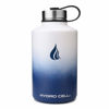 Picture of HYDRO CELL Stainless Steel Insulated Water Bottle with Straw - For Cold & Hot Drinks - Metal Vacuum Flask with Screw Cap and Modern Leakproof Sport Thermos for Kids & Adults (Navy/White 64oz)