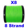 Picture of Reaction Tackle Braided Fishing Line - 8 Strand Hi Vis Green 15LB 500yd