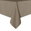 Picture of sancua Square Tablecloth - 54 x 54 Inch - Stain and Wrinkle Resistant Washable Polyester Table Cloth, Decorative Fabric Table Cover for Dining Table, Buffet Parties and Camping, Taupe