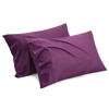 Picture of Bedsure Cooling Pillow Cases King - Rayon Made from Bamboo, Dark Purple Chill Pillowcase 2, Silky Soft & Breathable Pillow Covers with Envelope Closure, Gift for Hot Sleepers in Summer, 20x36 Inches