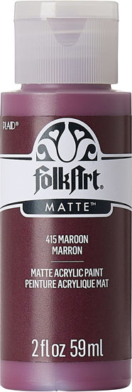 Picture of FolkArt Acrylic Paint in Assorted Colors (2 oz), 415, Maroon